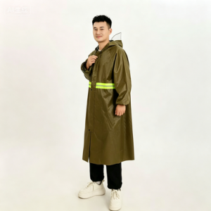 Диагональды габардиннен жасалған жаңбыр киімі, өлшемі 853545 (бір қорапта 68 дана)